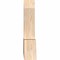 Ekena Millwork Portland Smooth Timber Gable Bracket, Douglas Fir, 36"W x 18"H x 3 1/2"D x 5 1/2"F, 12/12 Pitch GBW036X18X0406POR00SDF - alternate 5